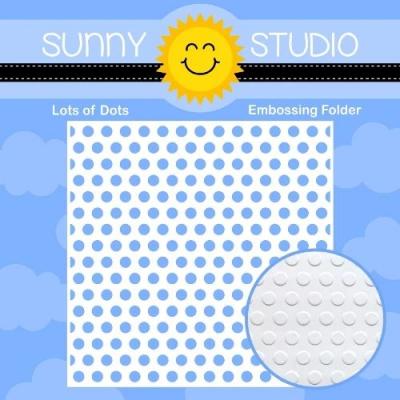 Sunny Studio Embossingfolder - Lots Of Dots